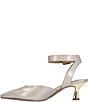 Color:Taupe Patent - Image 4 - Tamsin Patent Ankle Strap Dress Pumps