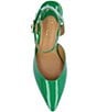 Color:Green Patent - Image 6 - Tamsin Patent Ankle Strap Dress Pumps