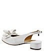 Color:White Patent - Image 3 - Tanay Patent Bow Slingback Pumps