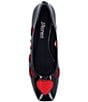 Color:Black/Red Patent - Image 6 - Truelove Heart Patent Mesh Heart Flats