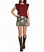 J.Marie Annie Ruffle Cap Sleeve Sweater - Image 3
