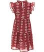 J.Marie Big Girls Athena Flutter Sleeve Dress - Image 2