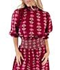 J.Marie Elbow Sleeve Athena Bow Coordinating Top - Image 1