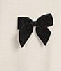 J.Marie Jenna Long Sleeve Bow Front Sweater, Color:White - Image 4