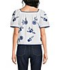 J.Marie Laken Button Up Short Sleeve Top - Image 2