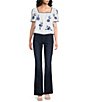 J.Marie Laken Button Up Short Sleeve Top - Image 3