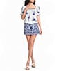 J.Marie Laken Button Up Short Sleeve Top - Image 3