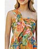 Color:Multi - Image 6 - Paloma One Shoulder Tiered Midi Dress