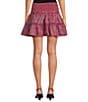 J.Marie Smocked Plaid Mini Skort - Image 2