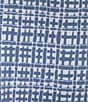 Color:Blue - Image 4 - Aida Catalina Cloth Knit Collared V-Neck 3/4 Sleeve Shirt