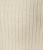 J.McLaughlin Arlette Solid Ribbed Knit Long Sleeve Turtleneck Sweater, Color:Egret White - Image 4