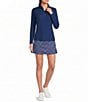 J.McLaughlin Bedford Knit Catalina Cloth Stand Collar Half Zip Long Sleeve Pullover - Image 3