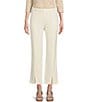 J.McLaughlin Deanne Split Front Hem Knit Straight Leg Cropped Pants - Image 1