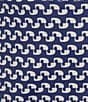 Color:Navy/Off White - Image 4 - Geometric Print Catalina Cloth Knit Ruffled Hem Pull-On Skort