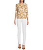 Color:White - Image 3 - Lexi 4-Way Stretch Denim Slim Leg Jeans