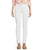 Color:White - Image 1 - Lexi 4-Way Stretch Denim Slim Leg Jeans
