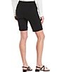 Color:Black - Image 2 - Masie Bermuda Pocketed Pull-On Shorts