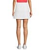 J.McLaughlin Palm Spring Solid White Knit Pocketed Skort, Color:White - Image 2
