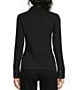 J.McLaughlin Theodora Knit Point Collar Long Sleeve Button-Front Shirt - Image 2