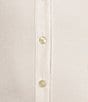 J.McLaughlin Theodora Knit Point Collar Long Sleeve Button-Front Shirt - Image 4