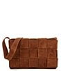 J.McLaughlin Una Suede Leather Bag, Color:Toasted Coconut - Image 1