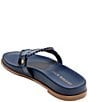 Color:Midnight - Image 3 - Collins Casual Leather Thong Sandals