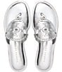 Jack Rogers Collins Leather Slip On Woven Thong Sandals - Image 6