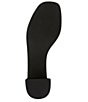 Color:Black - Image 5 - Debra Leather Satin Bow Slide Sandals