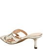 Color:Platinum - Image 3 - Dobson Leather Slide Sandals