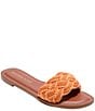 Color:Apricot - Image 1 - Dumont Woven Rope Slide Sandals