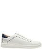 Color:White/Midnight - Image 2 - Ellison Leather Lace-Up Sneakers