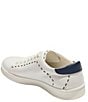 Color:White/Midnight - Image 3 - Ellison Leather Lace-Up Sneakers