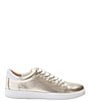 Color:Platinum/White - Image 2 - Ellison Leather Sneakers