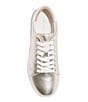 Color:Platinum/White - Image 4 - Ellison Leather Sneakers