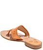 Color:Apricot - Image 3 - Jacks Leather Flat Thong Sandals