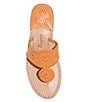 Color:Apricot - Image 4 - Jacks Leather Flat Thong Sandals