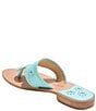 Jack Rogers Jacks Leather Flat Thong Sandals - Image 6