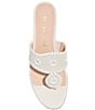 Color:White - Image 4 - Jacks Leather Platform Cork Wedge Sandals
