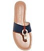Color:Midnight - Image 4 - Newton Leather Rope Thong Sandals