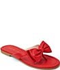 Jack Rogers Vannah Leather Bow Thong Sandals - Image 1