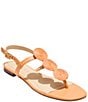 Color:Apricot - Image 1 - Worth Raffia Flat Sandals
