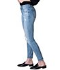 Color:Dallas Blue - Image 3 - Best Kept Secret Technology Cecilia Destruction Detail Skinny Jeans