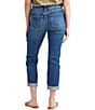 Color:Thorne Blue - Image 2 - Carter Straight Leg Girlfriend Cropped Jeans