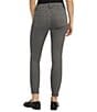 Color:Dark Charcoal - Image 2 - Cecilia Mid Rise 5-Pocket Skinny Jeans