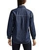 Jag Jeans Collette Denim Relaxed Button Down Patch Pocket Shirt, Color:Galerie Blue - Image 2
