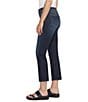 Color:Canyon Blue - Image 3 - Ruby Stretch Denim Mid Rise Straight Leg Cropped Jeans