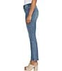 Color:Blue Nile - Image 3 - Stretch Mid Rise Straight Leg Jeans