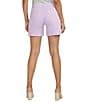 Color:Lavender - Image 2 - Stretch Twill Mid Rise Chino Shorts