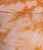 Color:Rust Dye - Image 4 - Bhakti Tie Dye Print Knit Jersey Wide Leg Asymmetrical Hem Coordinating Pants