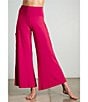 Color:Dragon Fruit - Image 6 - Solid Chill Jersey Knit Cargo Pants
